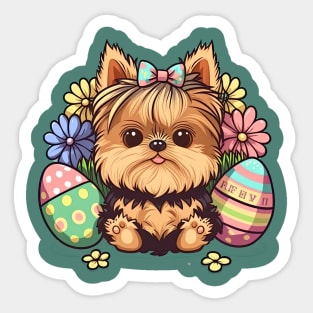 Yorkshire happy easter day Sticker